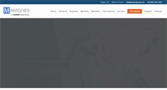 Desktop Screenshot of magnesgroup.com